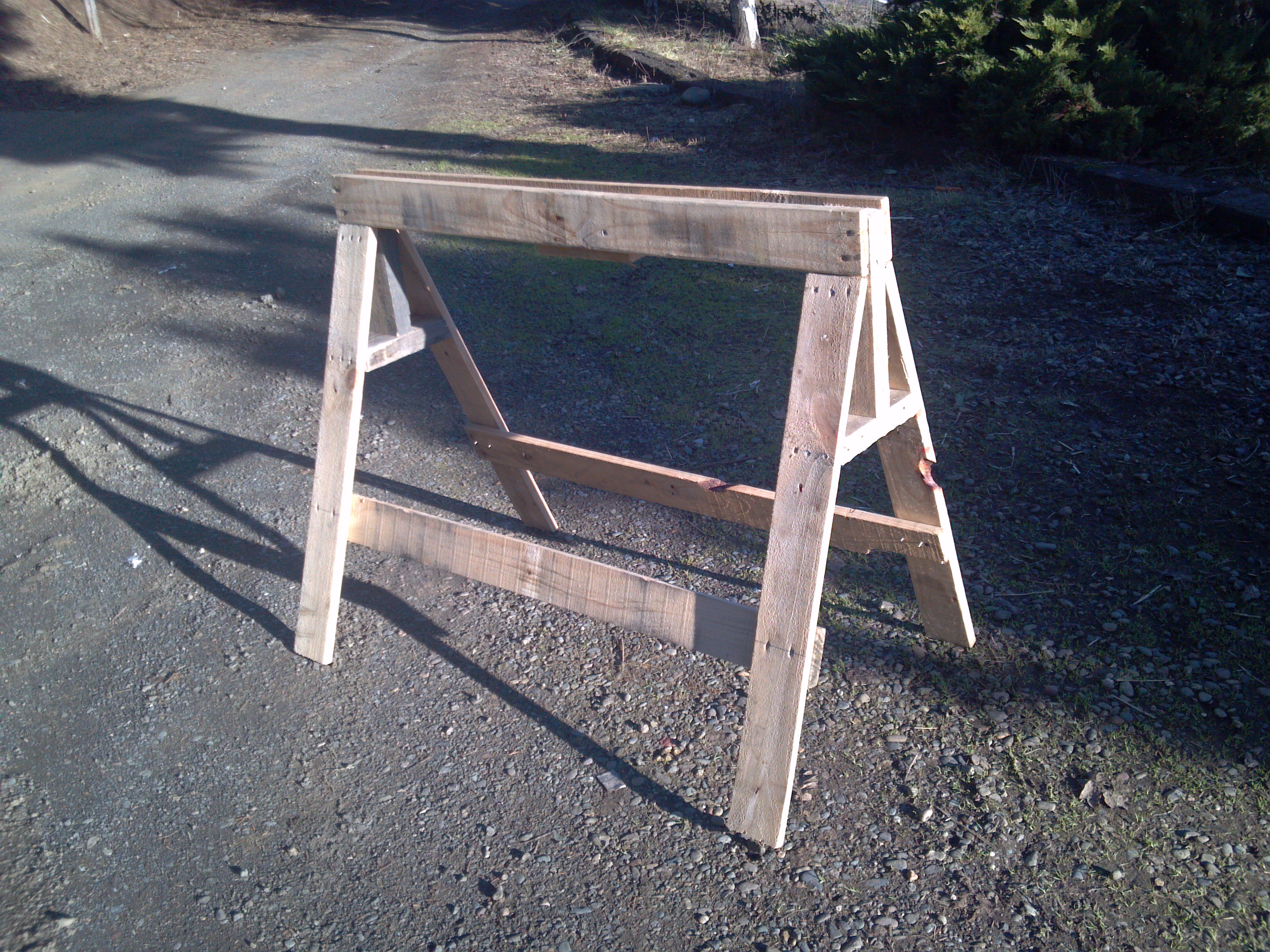 Sawhorse Made From Pallets