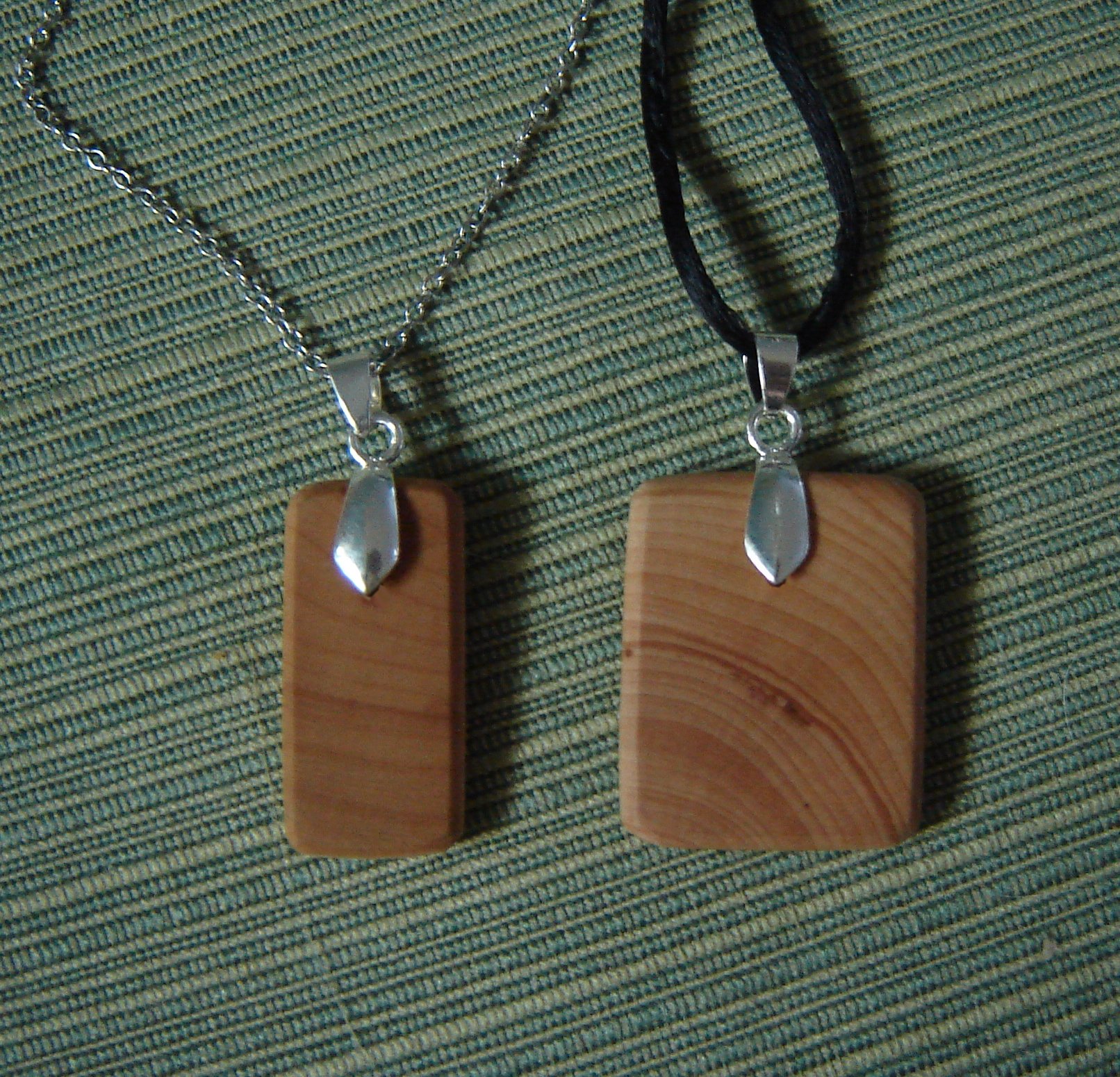 Wood Pendant Necklace