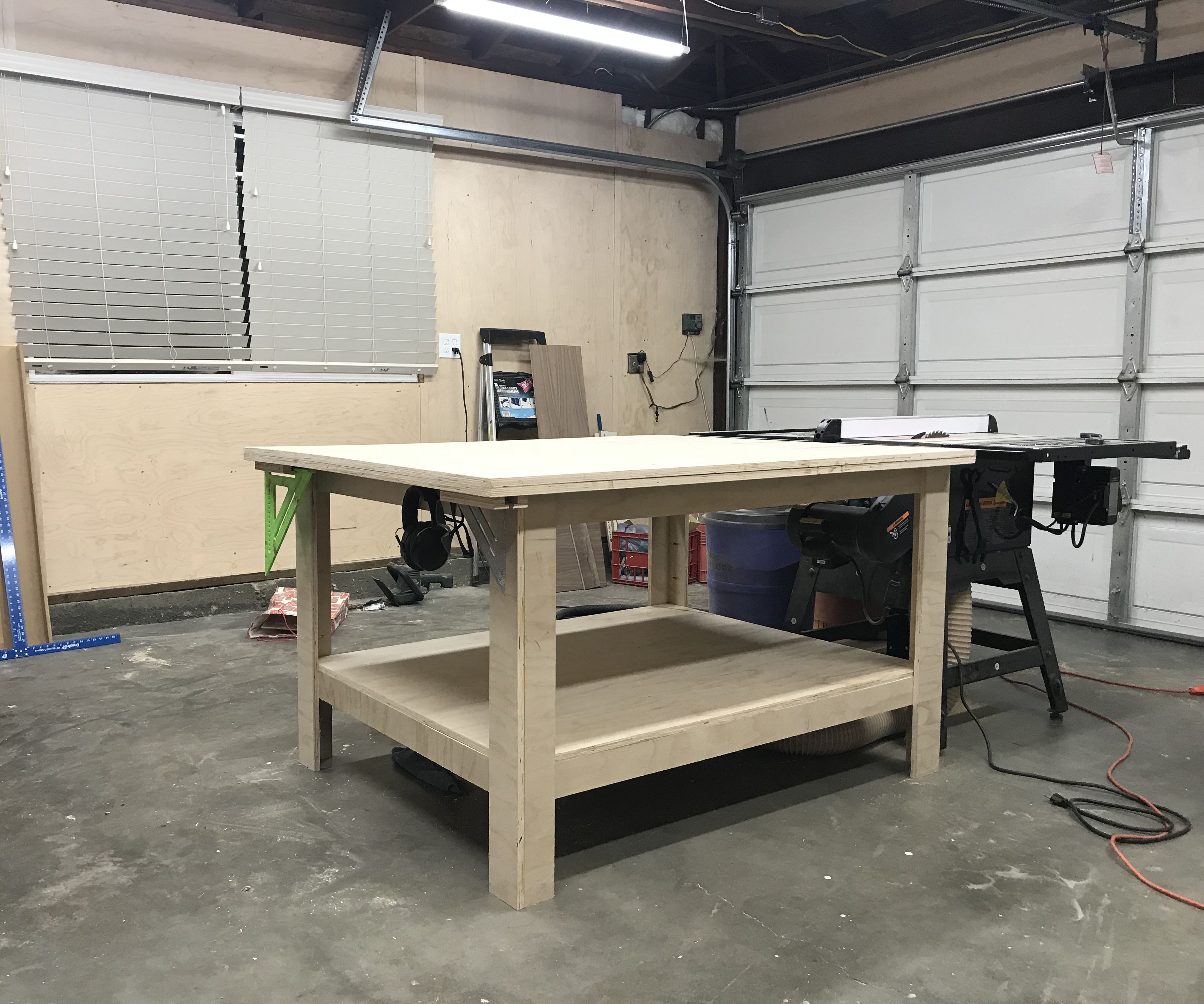 Robust Plywood Outfeed & Assembly Table