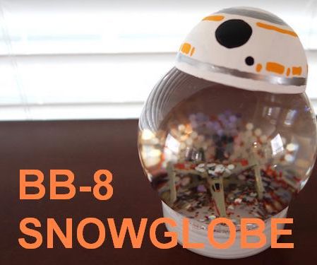 STAR WARS BB8 SNOW GLOBE