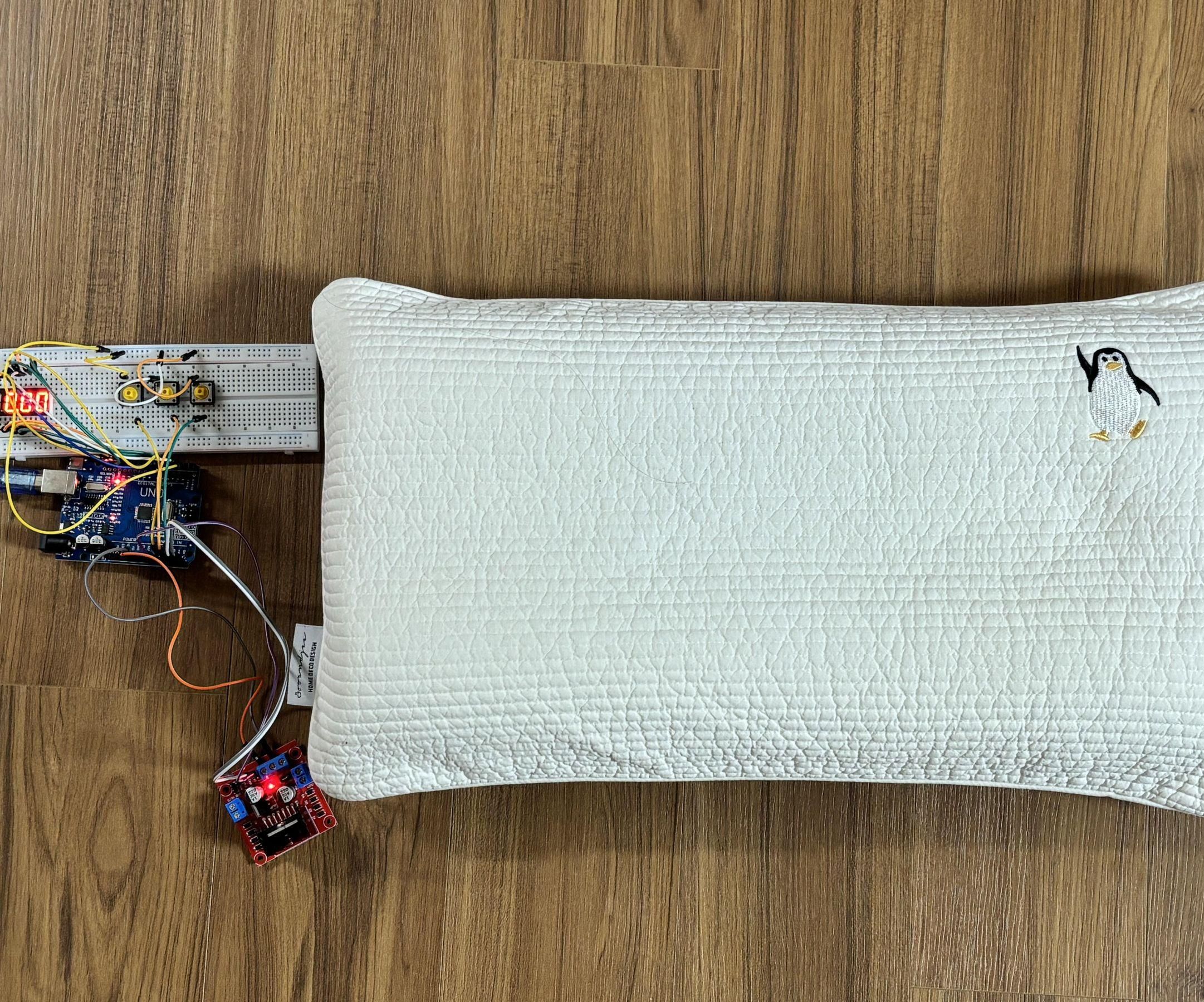 Silent Haptic Alarm Pillow