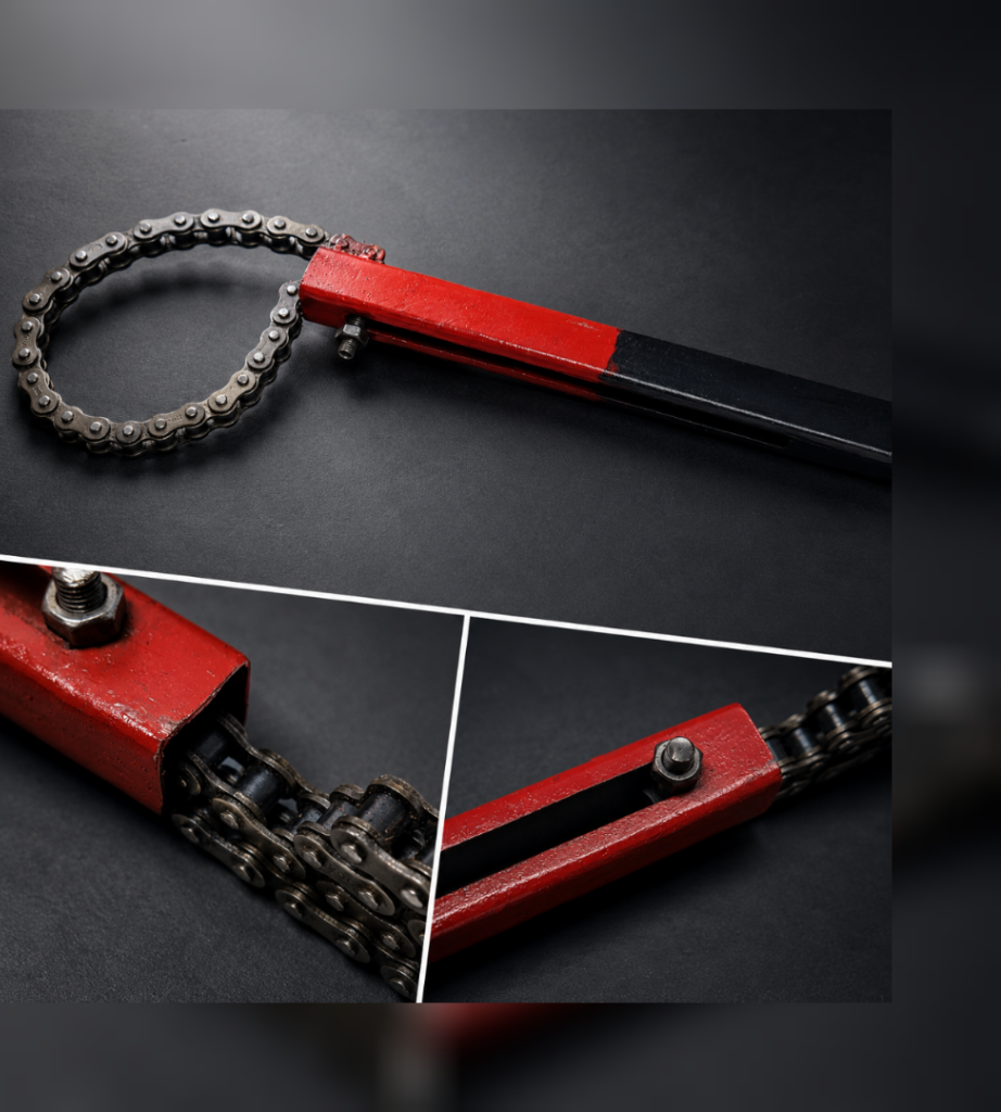 DIY Adjustable Chain Wrench for Damage-Free Pipe Handling