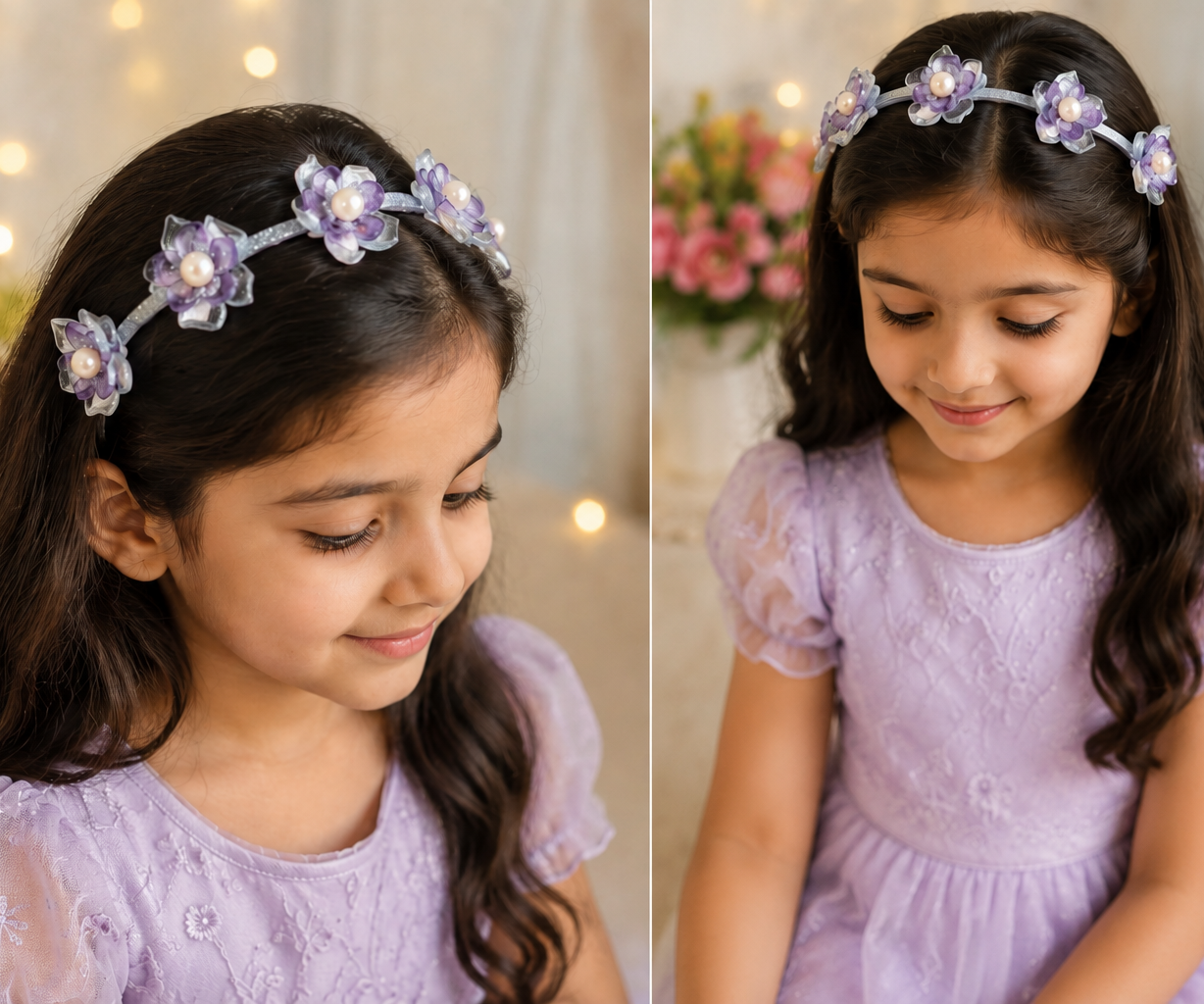 Floral Hairband: Crafting Beauty From Plastic Waste”