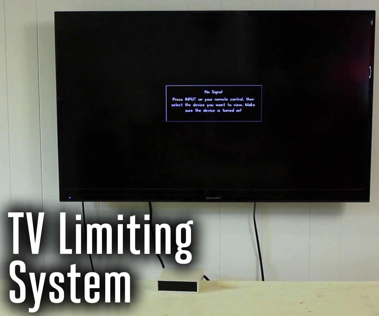 System for Automatically Limiting TV Time