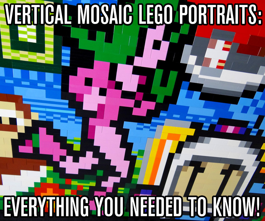 Vertical Mosaic LEGO Portraits - Everything You Needed to Know!