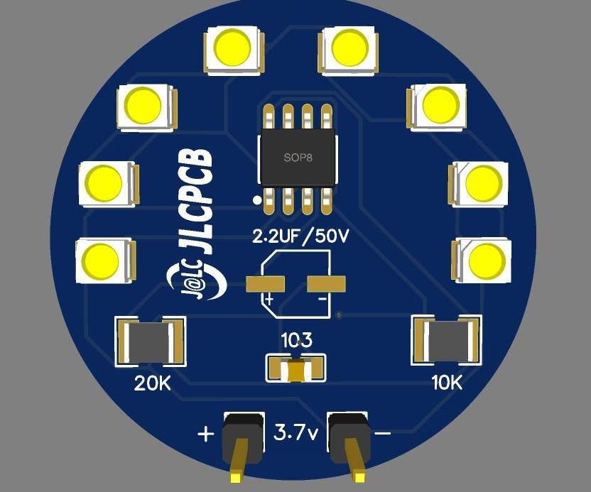 NE555 Make Simple SMT Project –JLCPCB