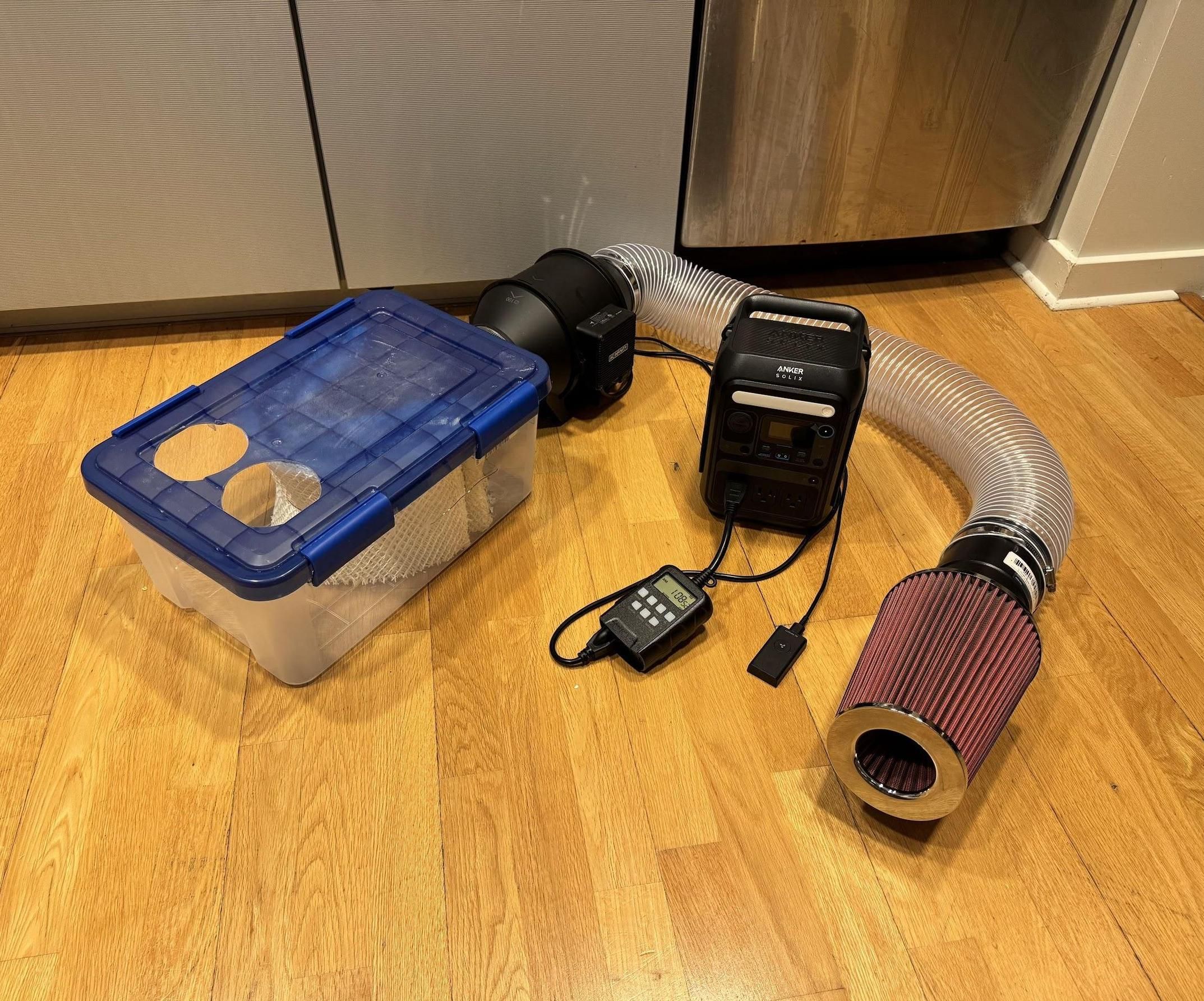 Easier, Quieter DIY Tent Swamp Cooler — No Electrical Work, ~$225, 2-3 Hours