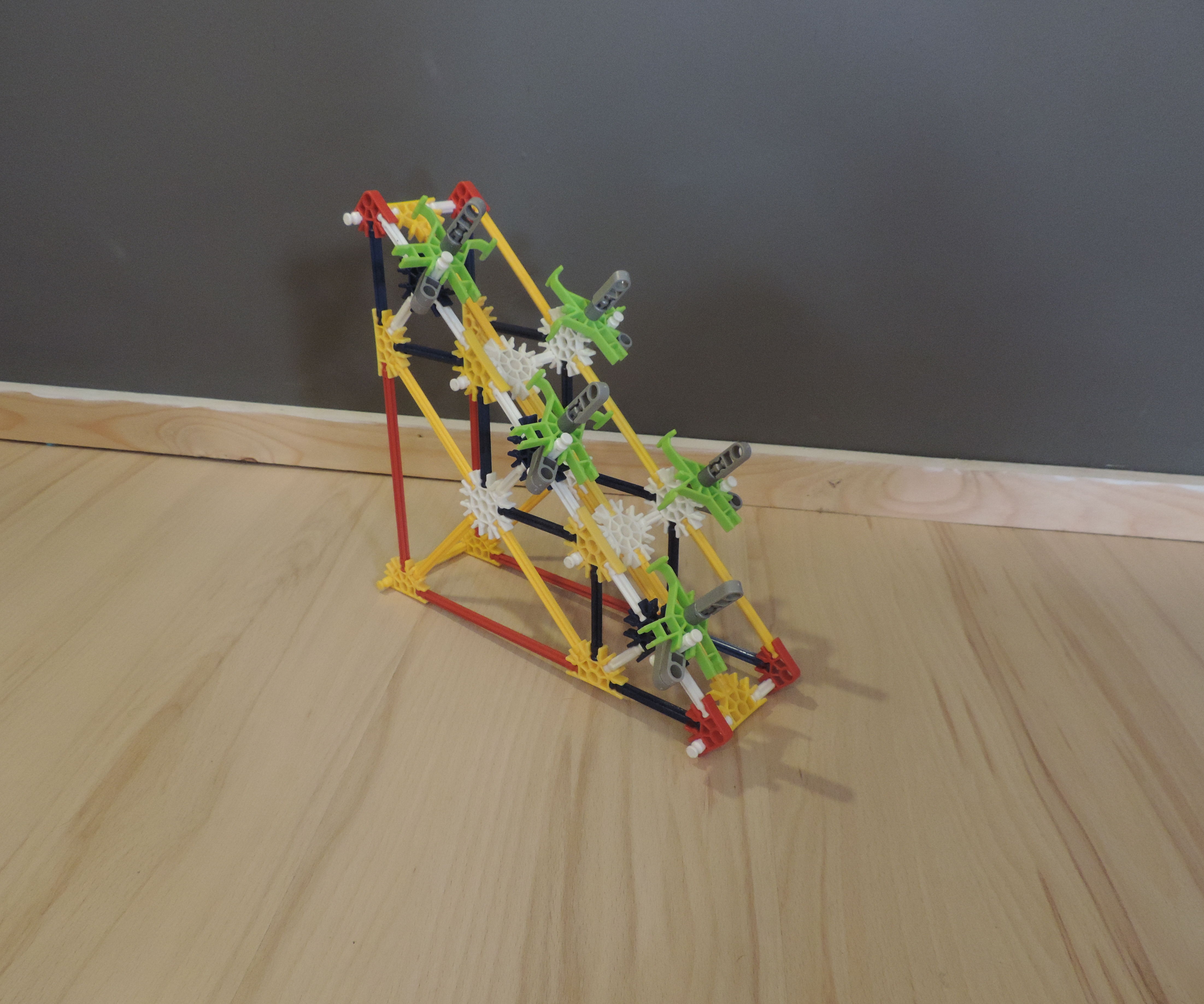 Knex Ball Machine Element: Cross Ties Path