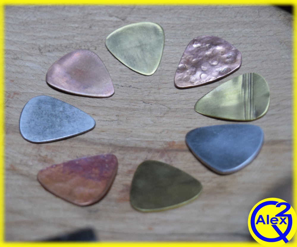 How to Make Guitar Picks From Reclaimed Metals