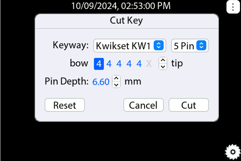 Cut Key 1