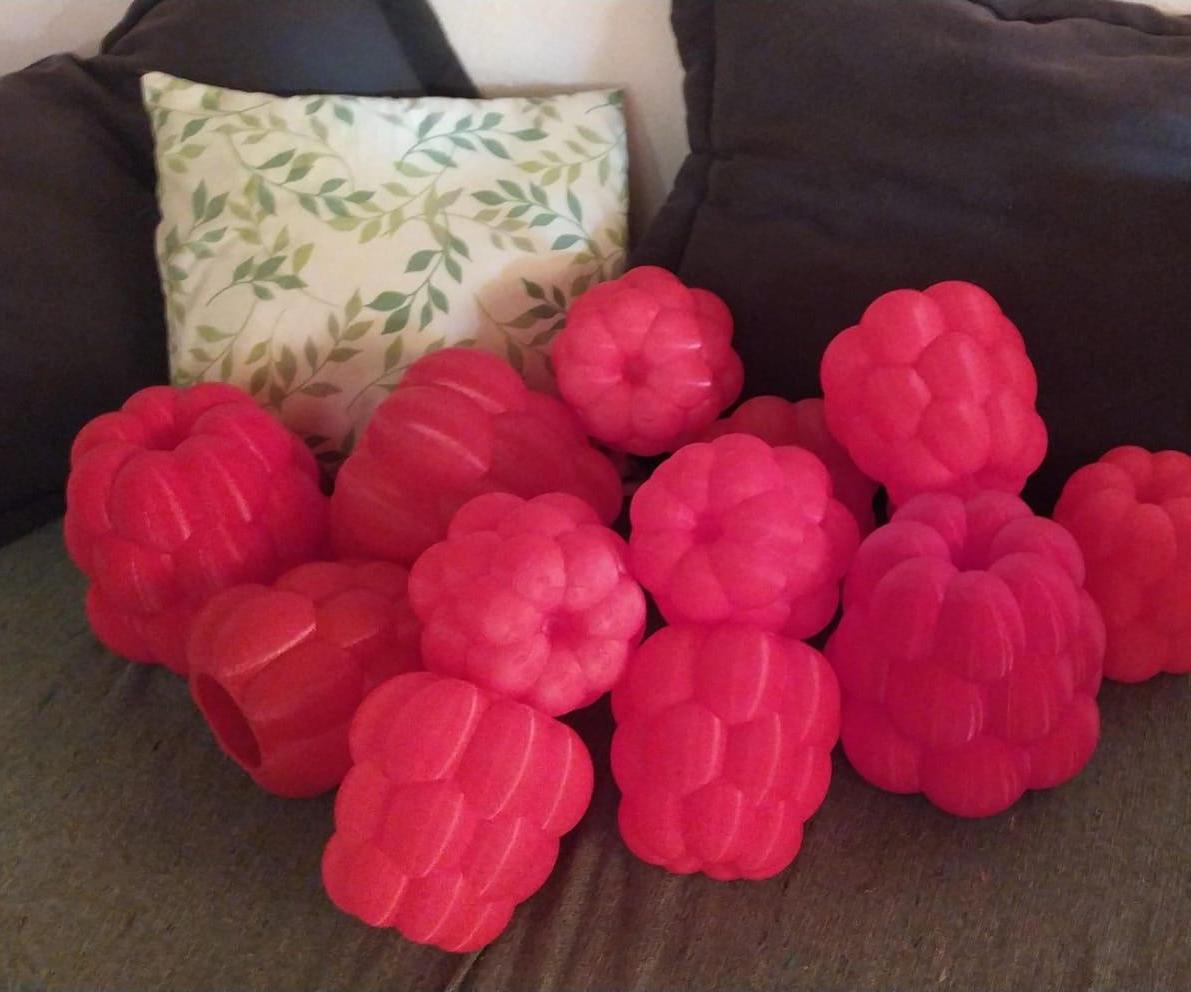 Making Giant Raspberries With Optimized Design for 3d Printing