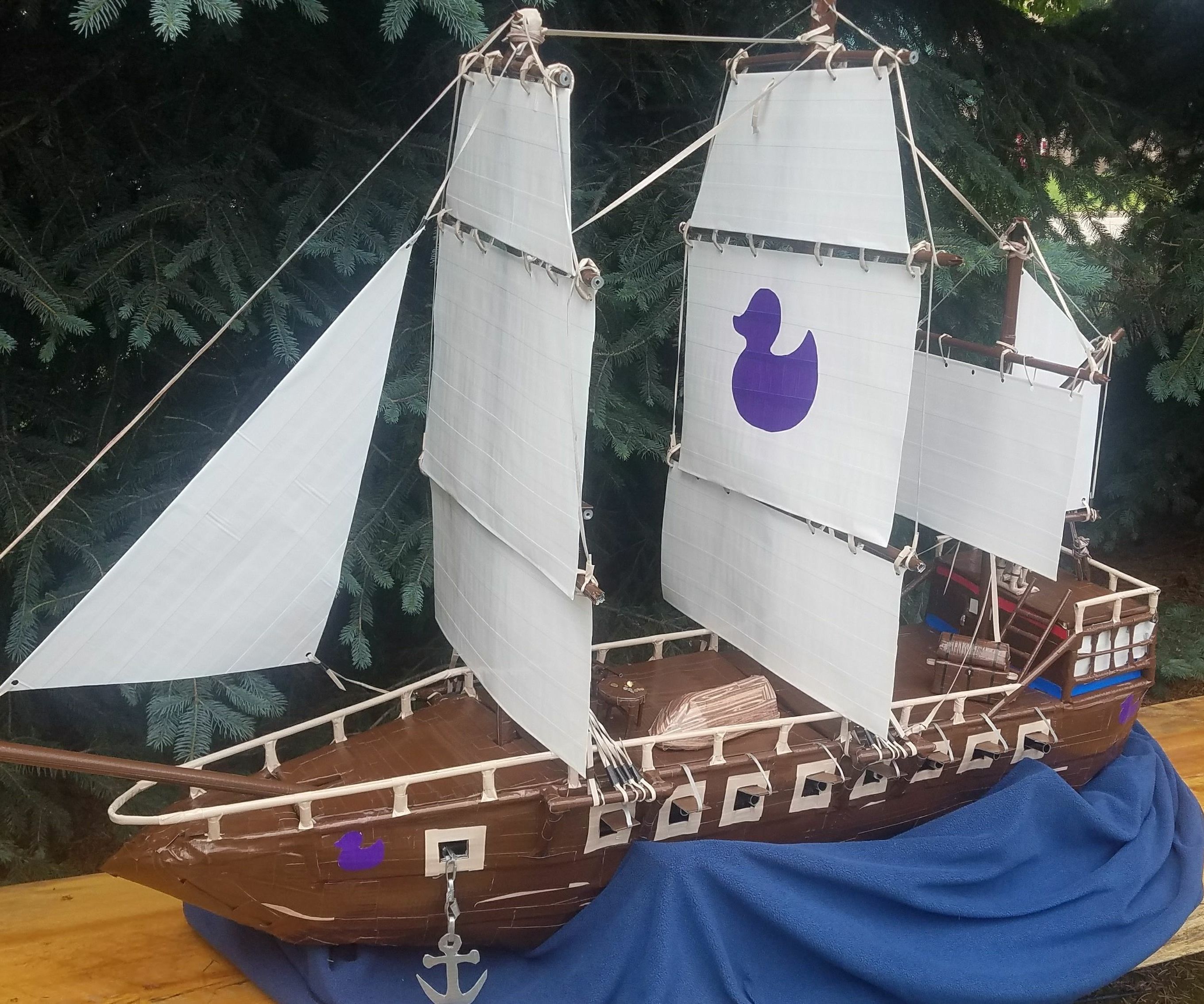 Duct Tape Pirate Ship