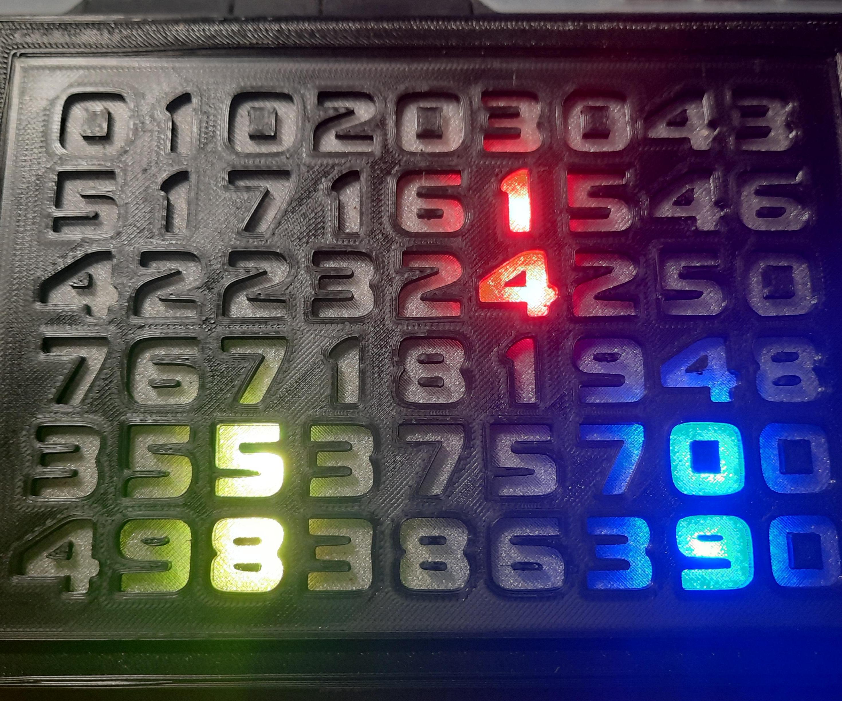 Puzzle Clock - Color Coded