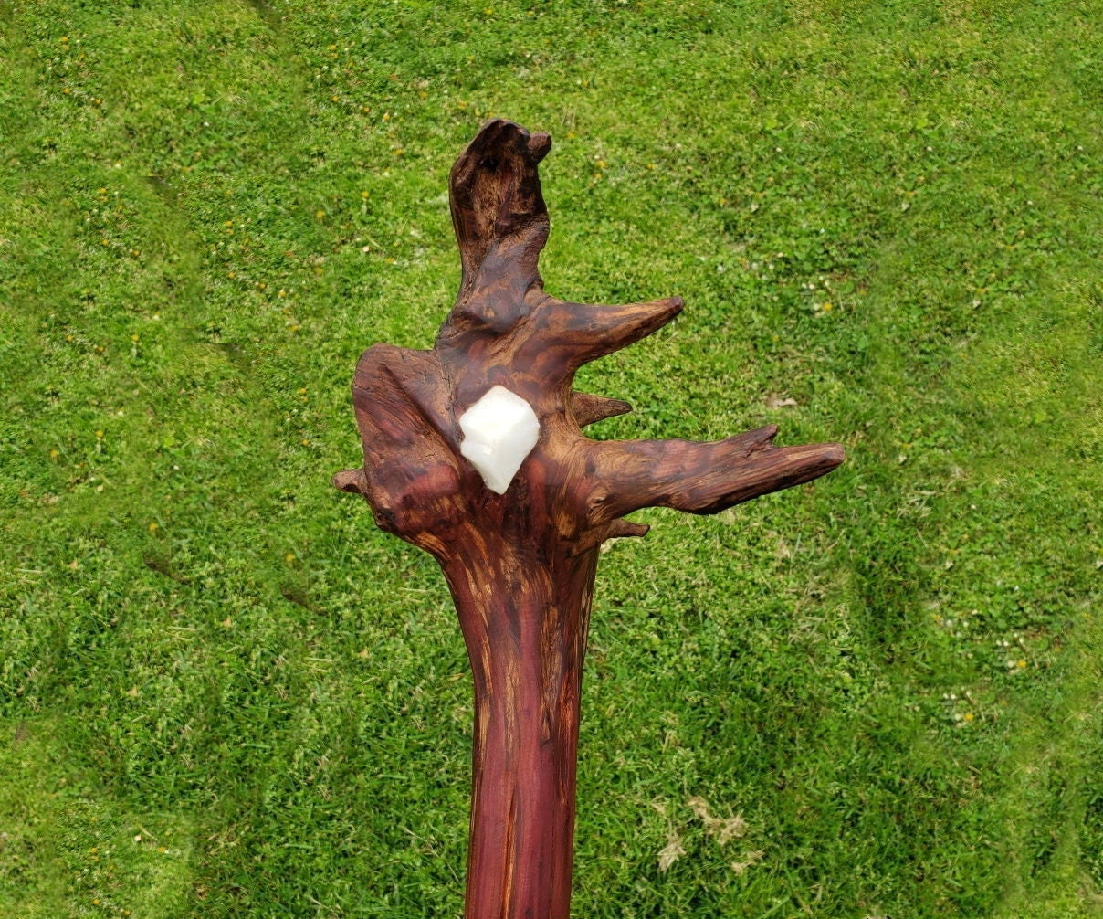 Hiking Staff W/inlay Worthy of a Wizard – IN 60 MIN OR LESS!