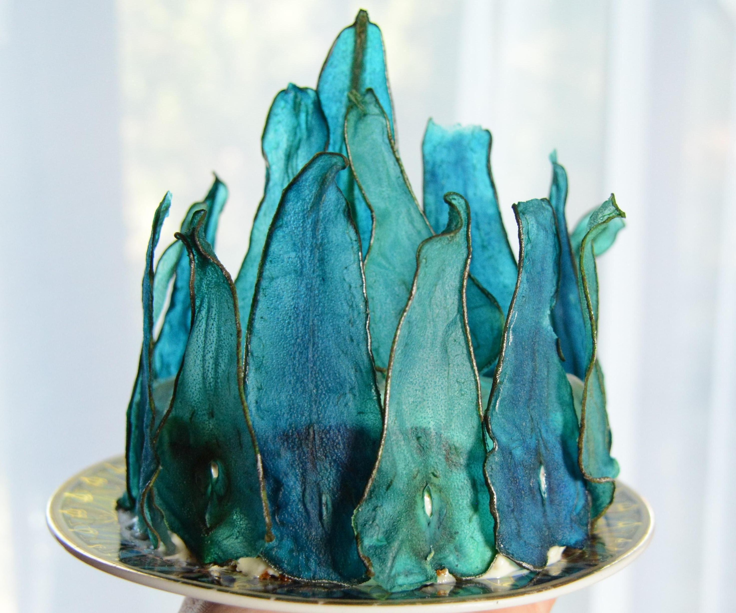 Candied Pear Slices for Cake Decorations