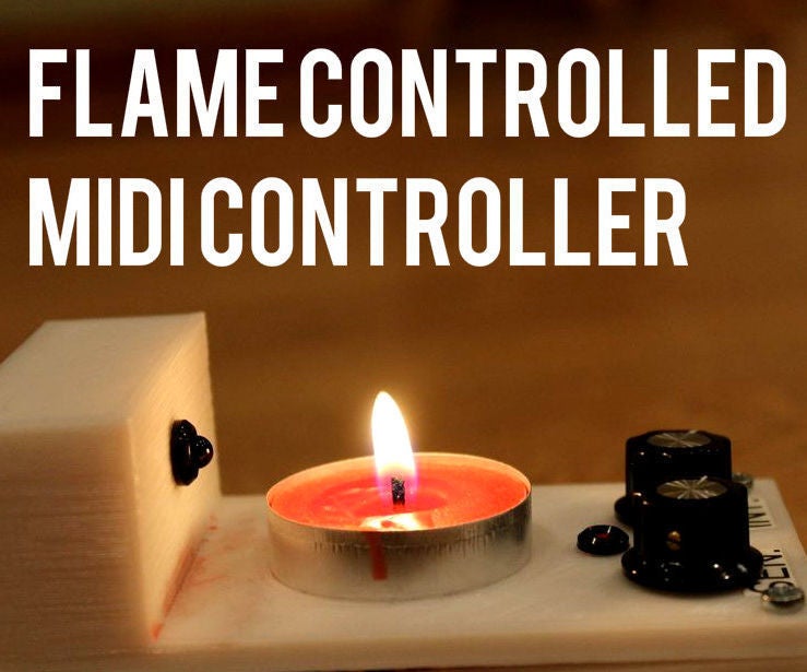Flame Controlled MIDI Controller