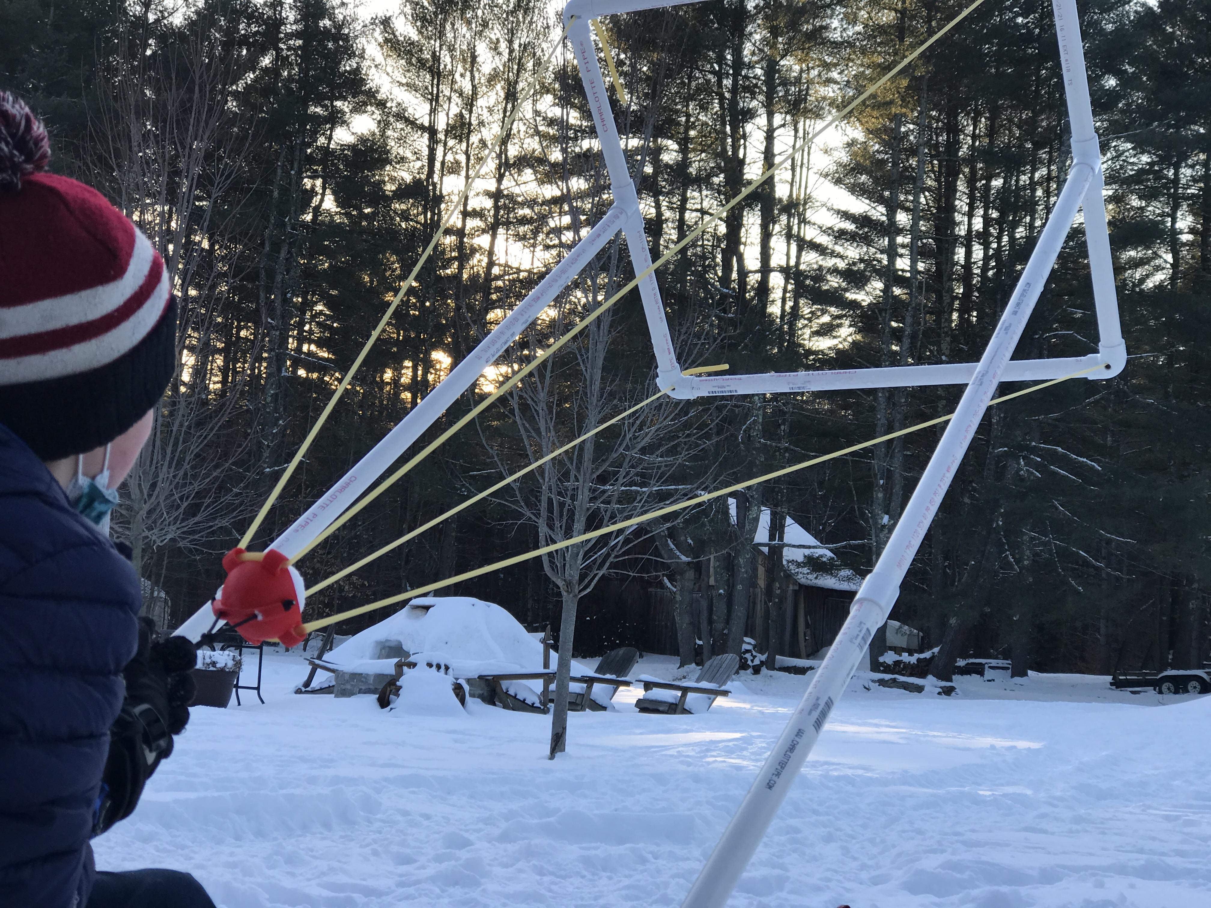 Long-Range Snowball Launcher