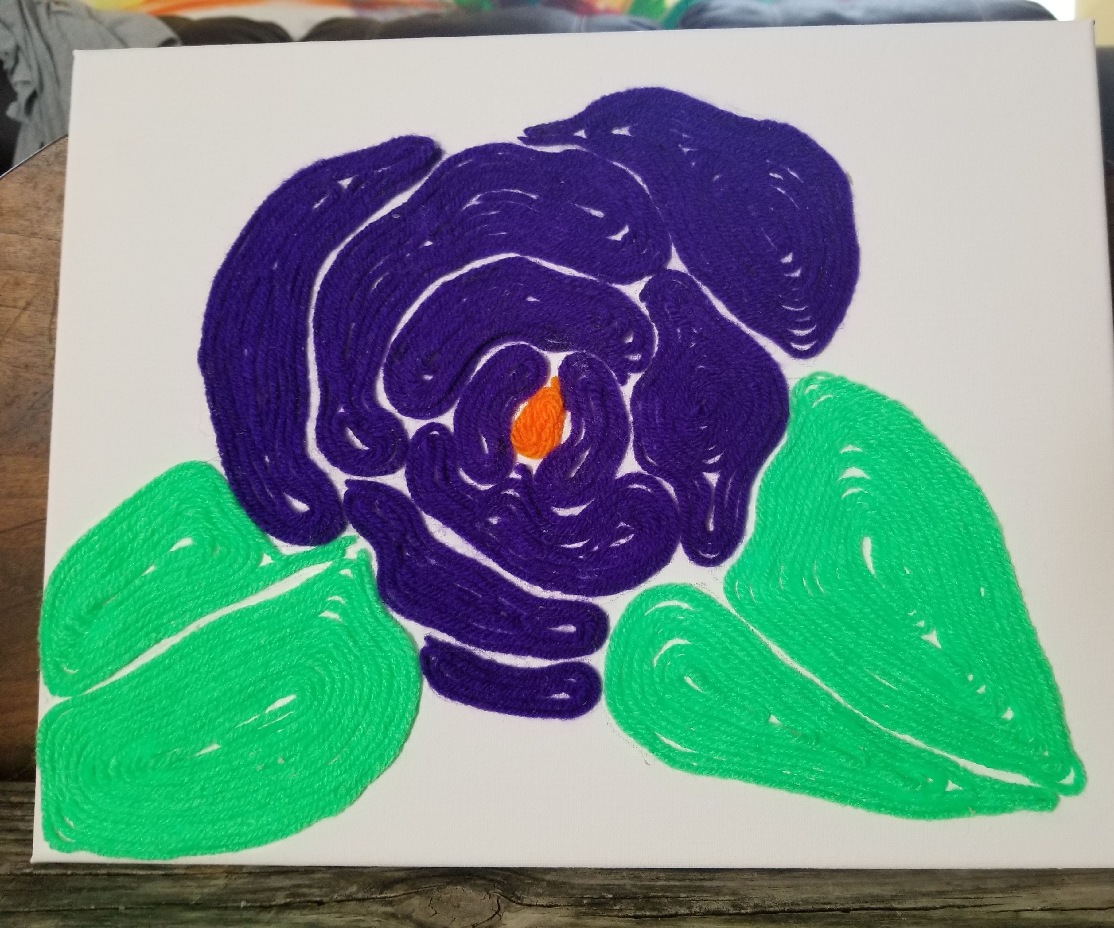 "Painting" With Yarn
