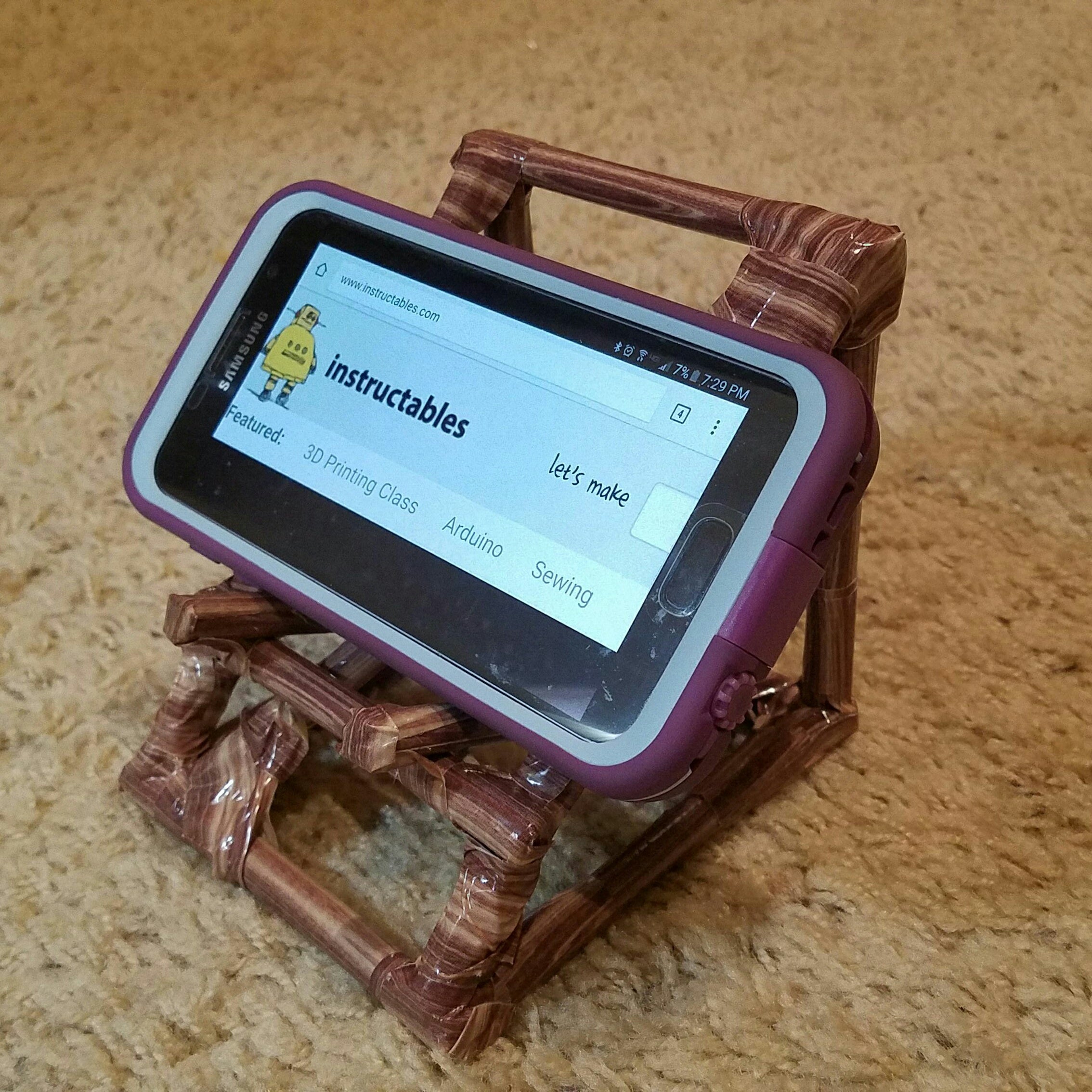 Duct Tape Phone Stand