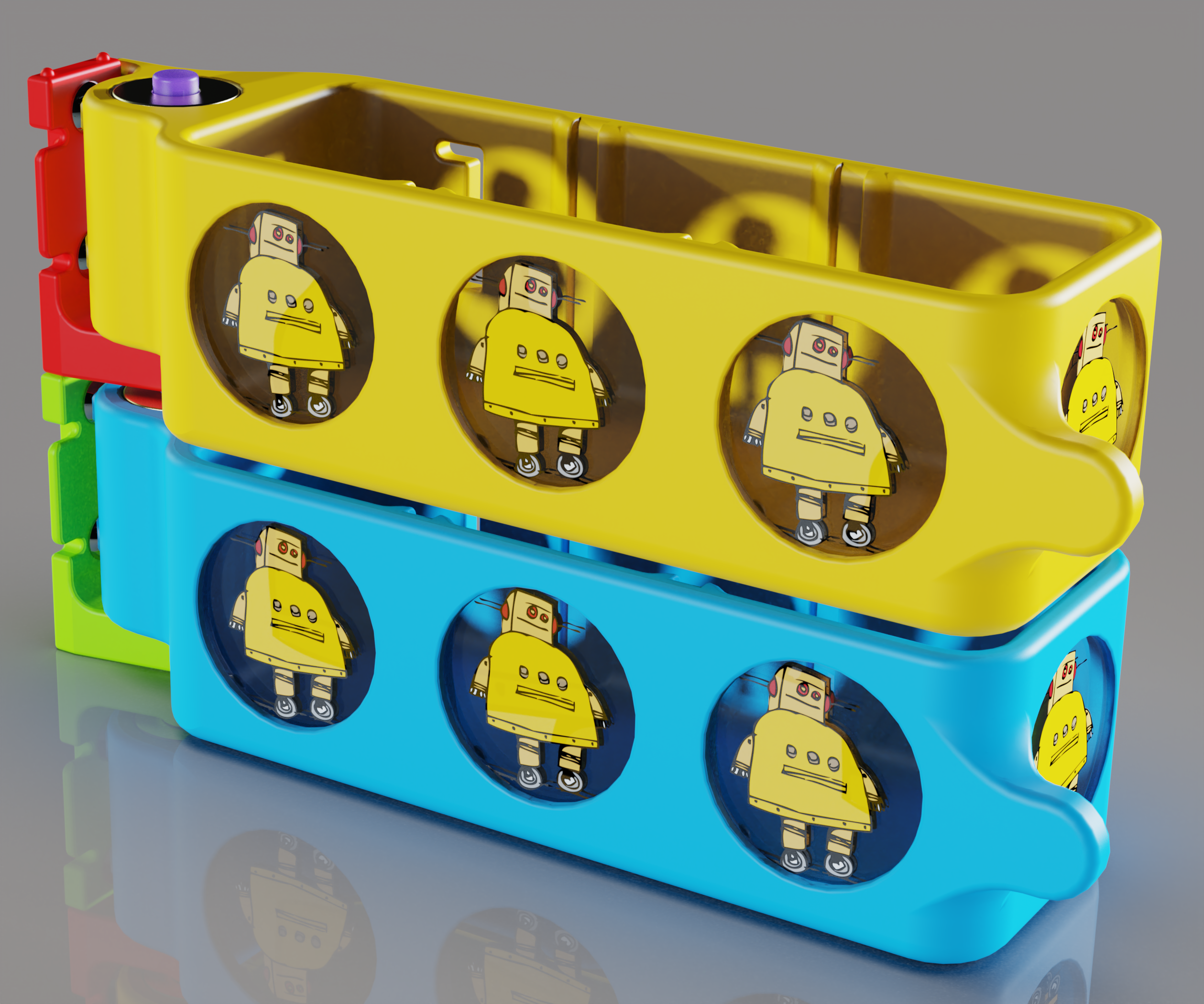 Auto-Closing Stacking Drawers for 20mm V-Rail Framed 3D Printers