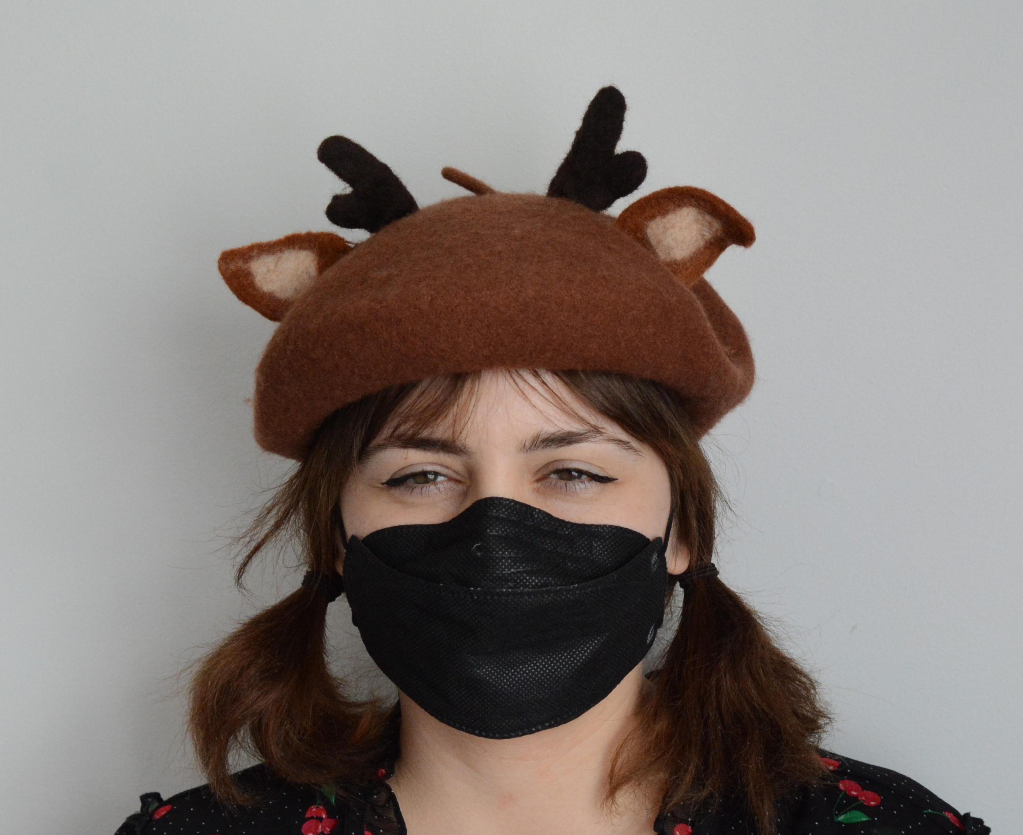 How to Make and Add Felted Ears to a Beret Hat