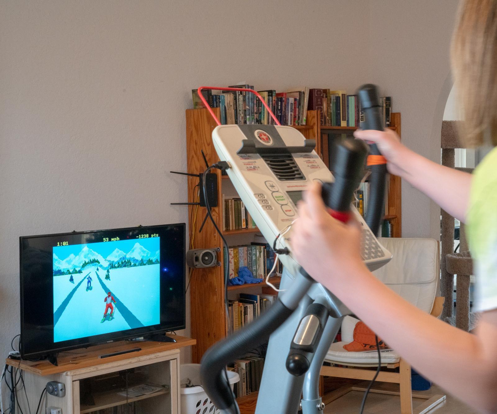 Exergaming Emulation IV: Computer Athlete (DOS)