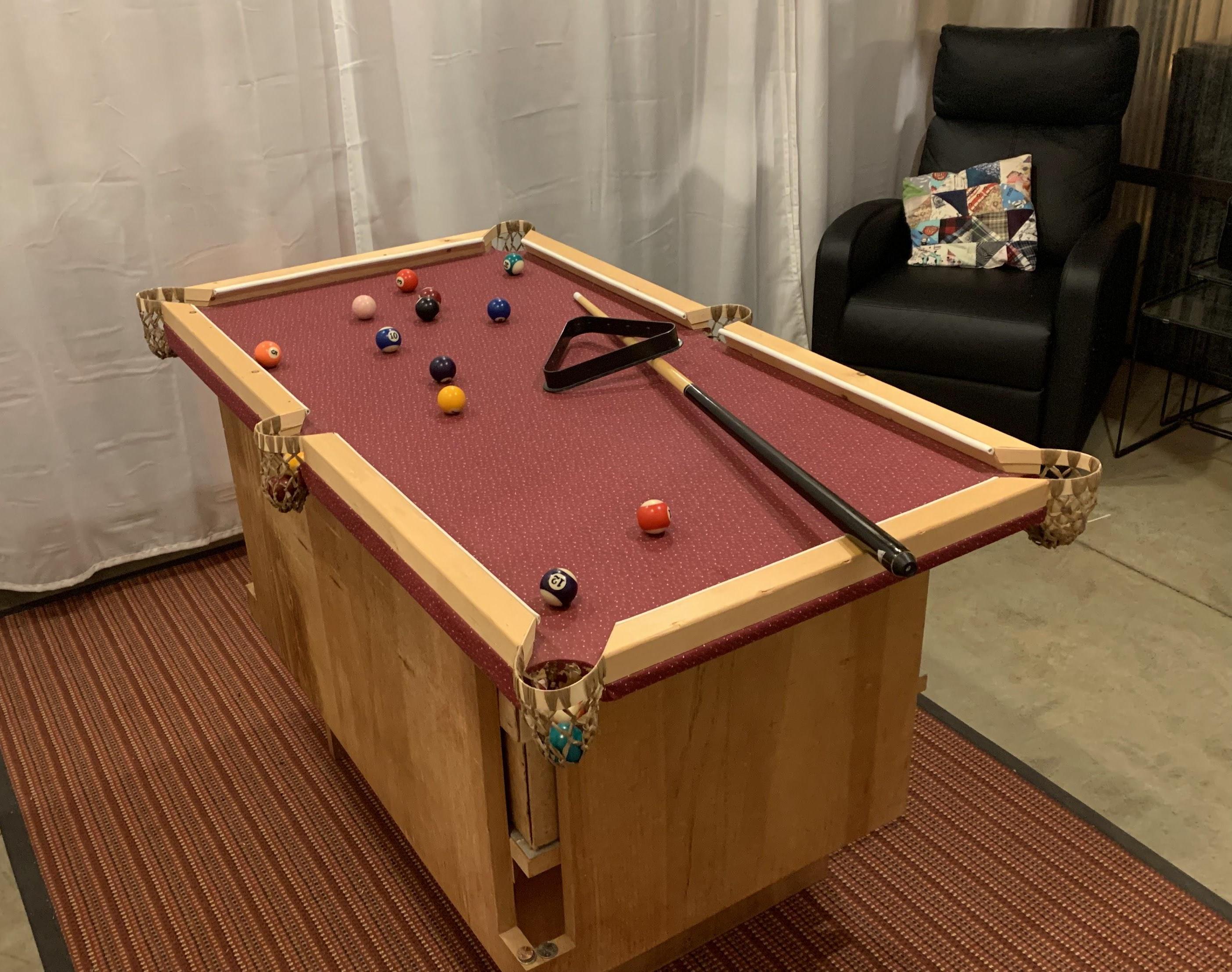 Half-Size Pool Table